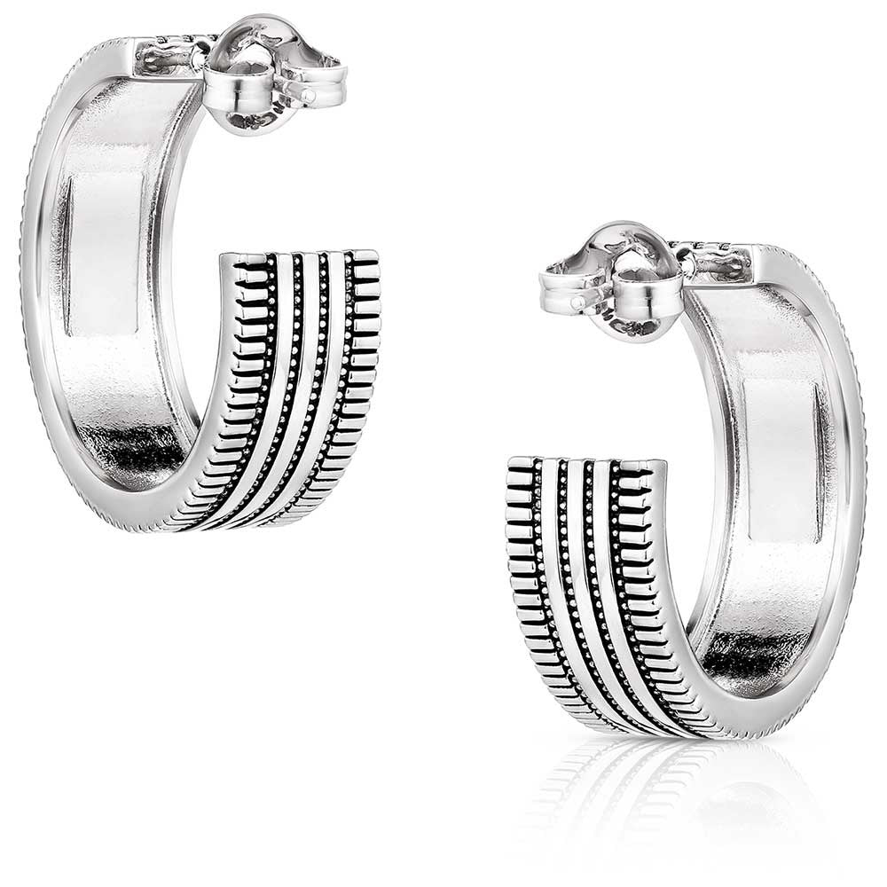 Montana Silversmith - Turquoise Sky Hoop Earrings