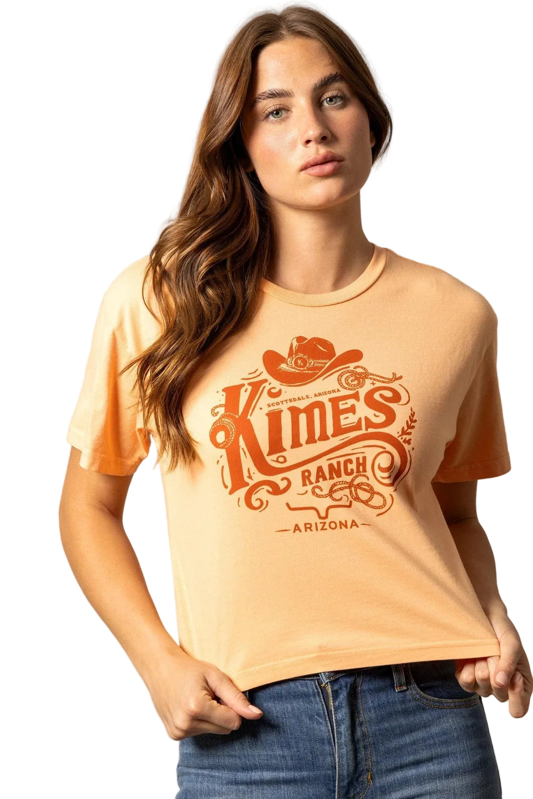 Kimes Ranch - Womens Peach Invitation Tee