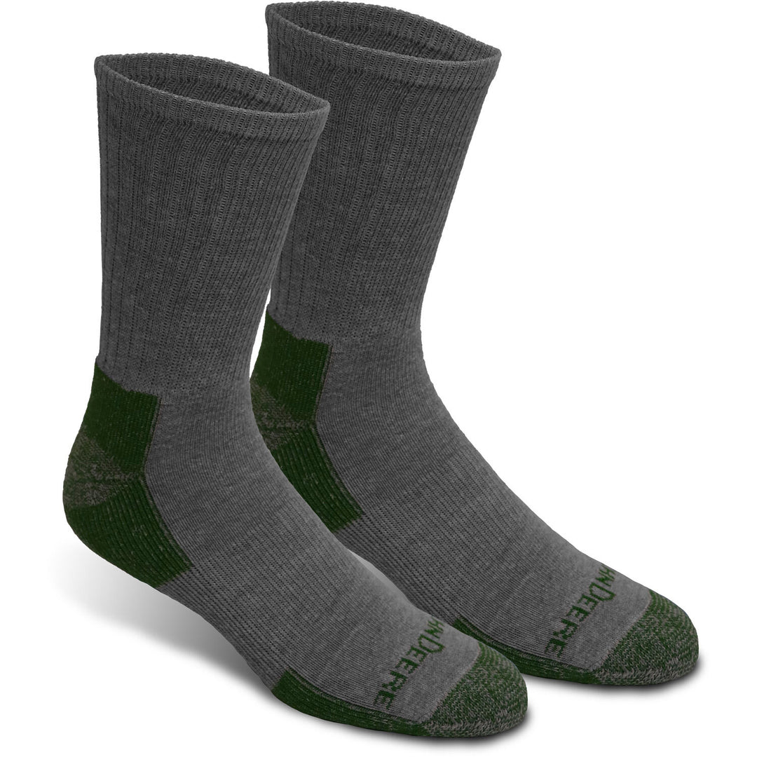 John Deere - 4 Pack Work Socks Grey/Grn