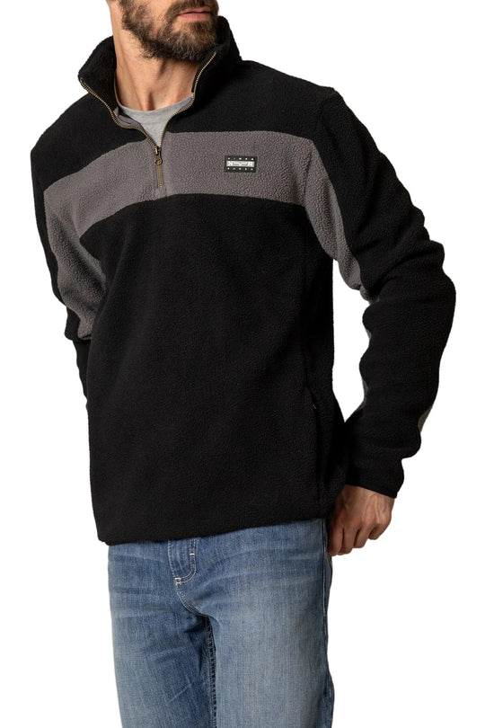 Kimes Ranch - Men's JMJ Quarter Zip Black