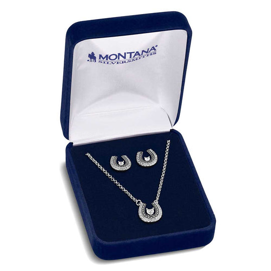 Montana Silversmith - Lovely And Lucky Horseshoe Jewellery Set