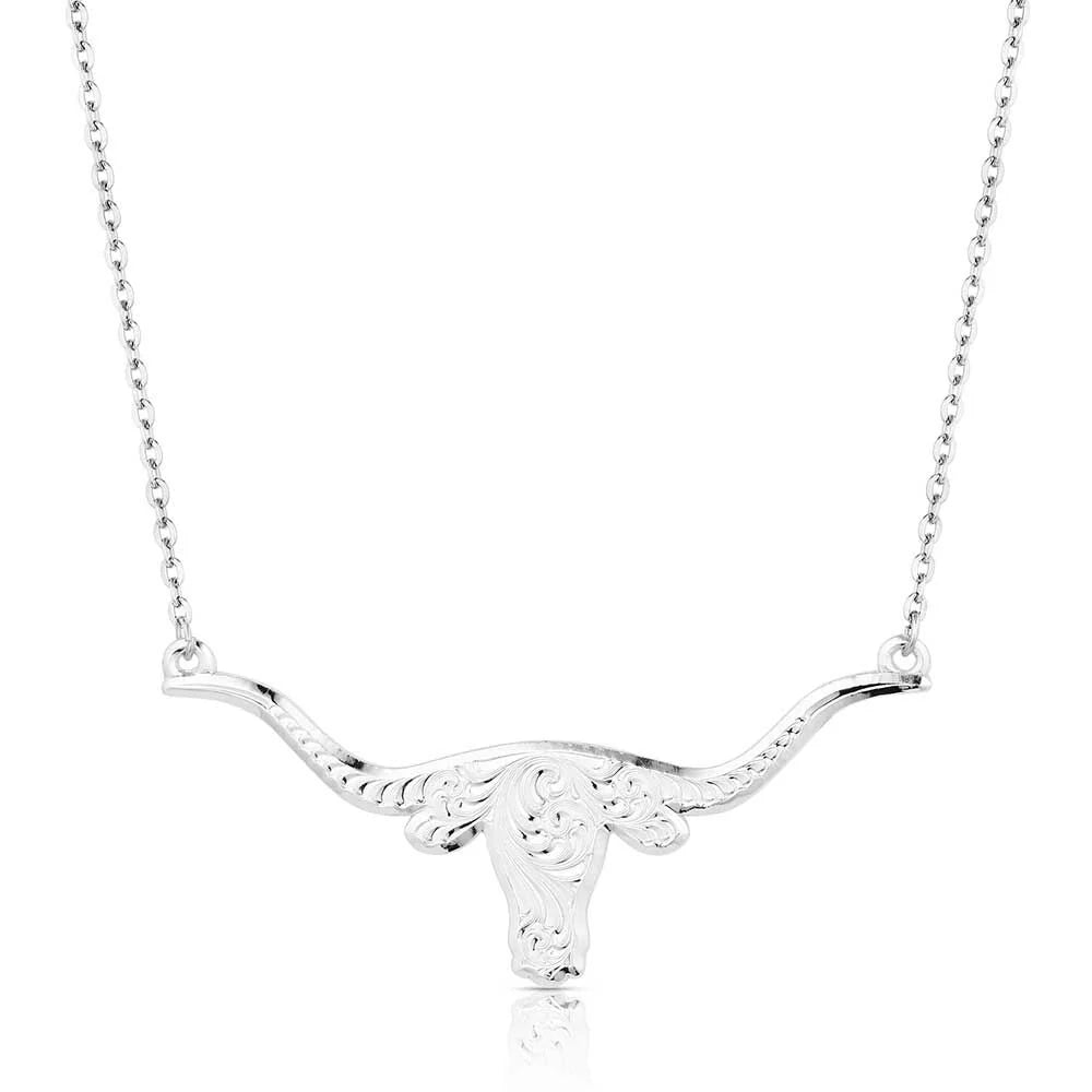 Montana Silversmith - Out West Longhorn Necklace