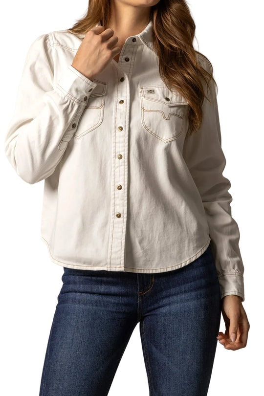 Kimes Ranch - Jane Denim Snap Shirt Pristine