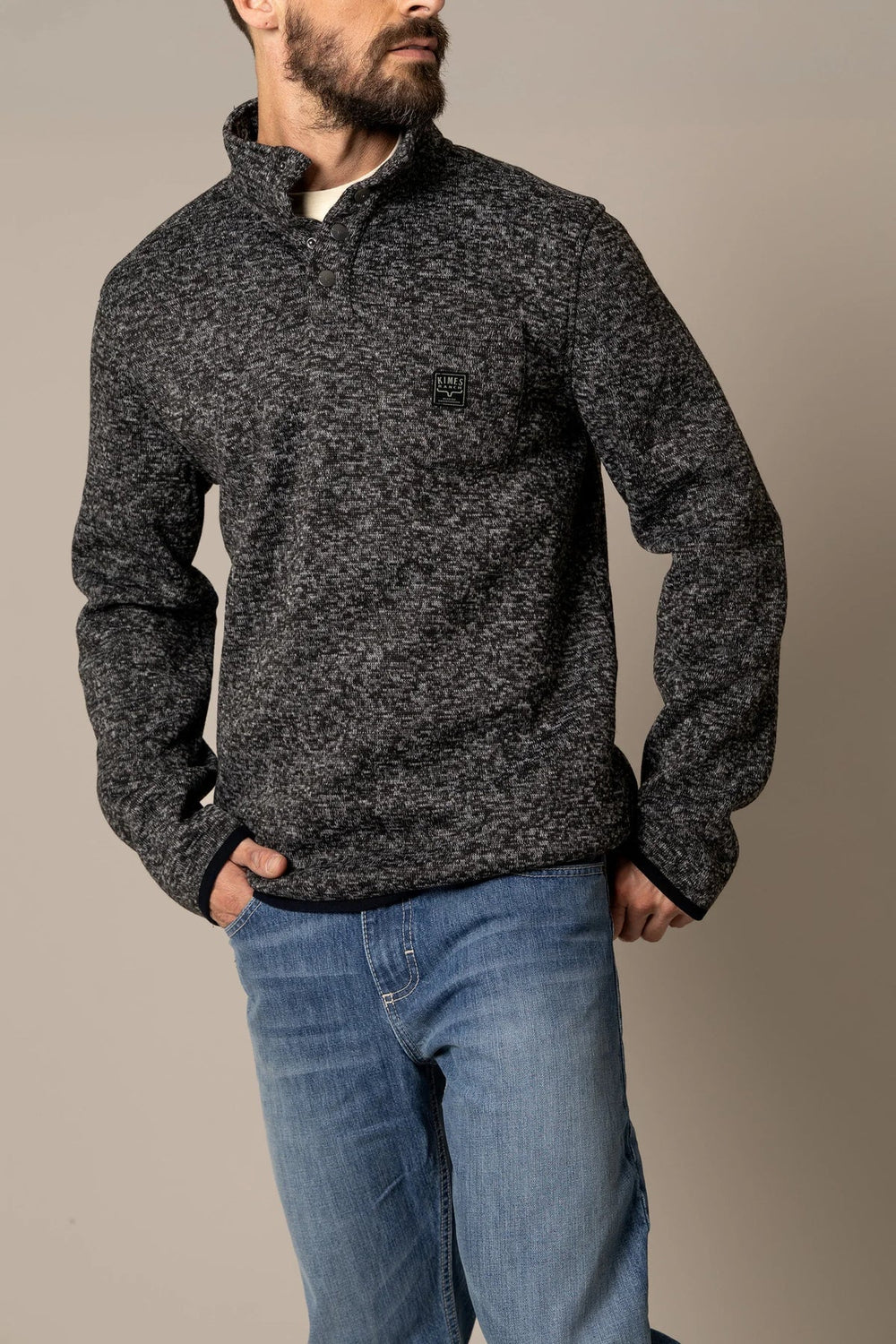 Kimes Ranch - Men's Julian Pullover Black