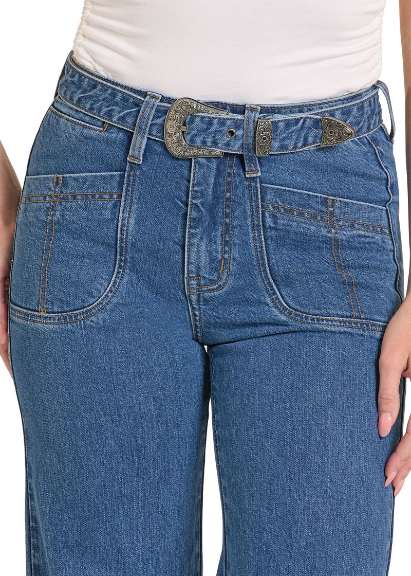 Rock & Roll - Women's Medium Vintage Belted Relaxed Wide Leg