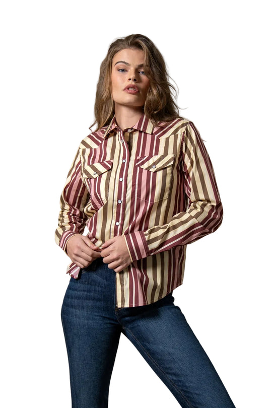 Kimes Ranch - Women's Kai Long Sleeve Maroon