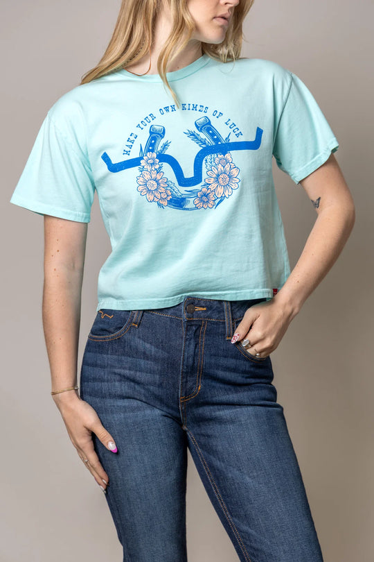 Kimes Ranch - Womens Kimes Of Luck Cropped Tee