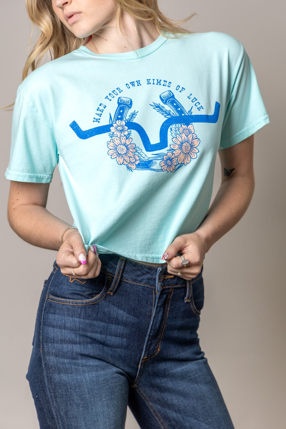 Kimes Ranch - Womens Kimes Of Luck Cropped Tee