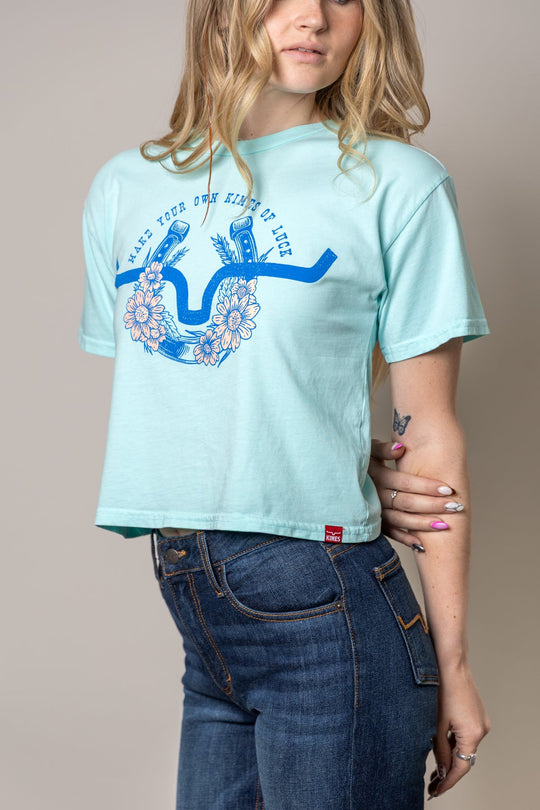 Kimes Ranch - Womens Kimes Of Luck Cropped Tee