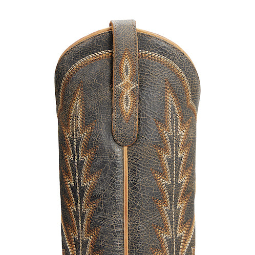 Lane Boots - Womens Lexington Black Crackle Boots