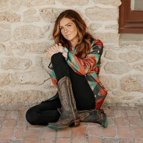 Lane Boots - Womens Lexington Black Crackle Boots