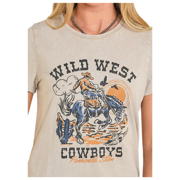Panhandle Slim - Womens Wild West Oak Tee