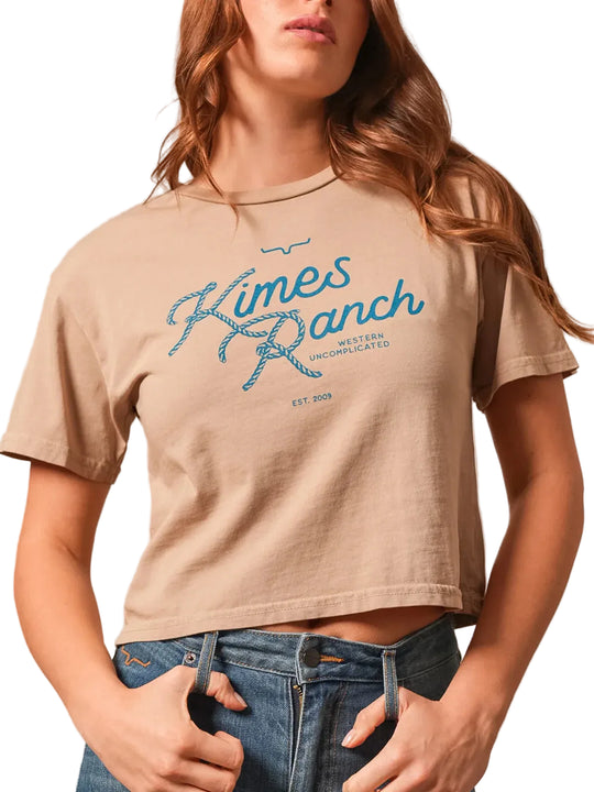 Kimes Ranch - Womens Tan Lasso Tee
