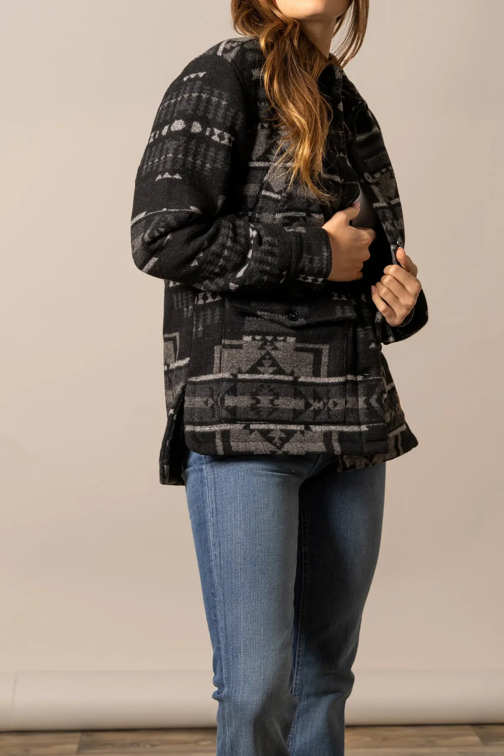 Kimes Ranch - Lauren Wool Jacket Black