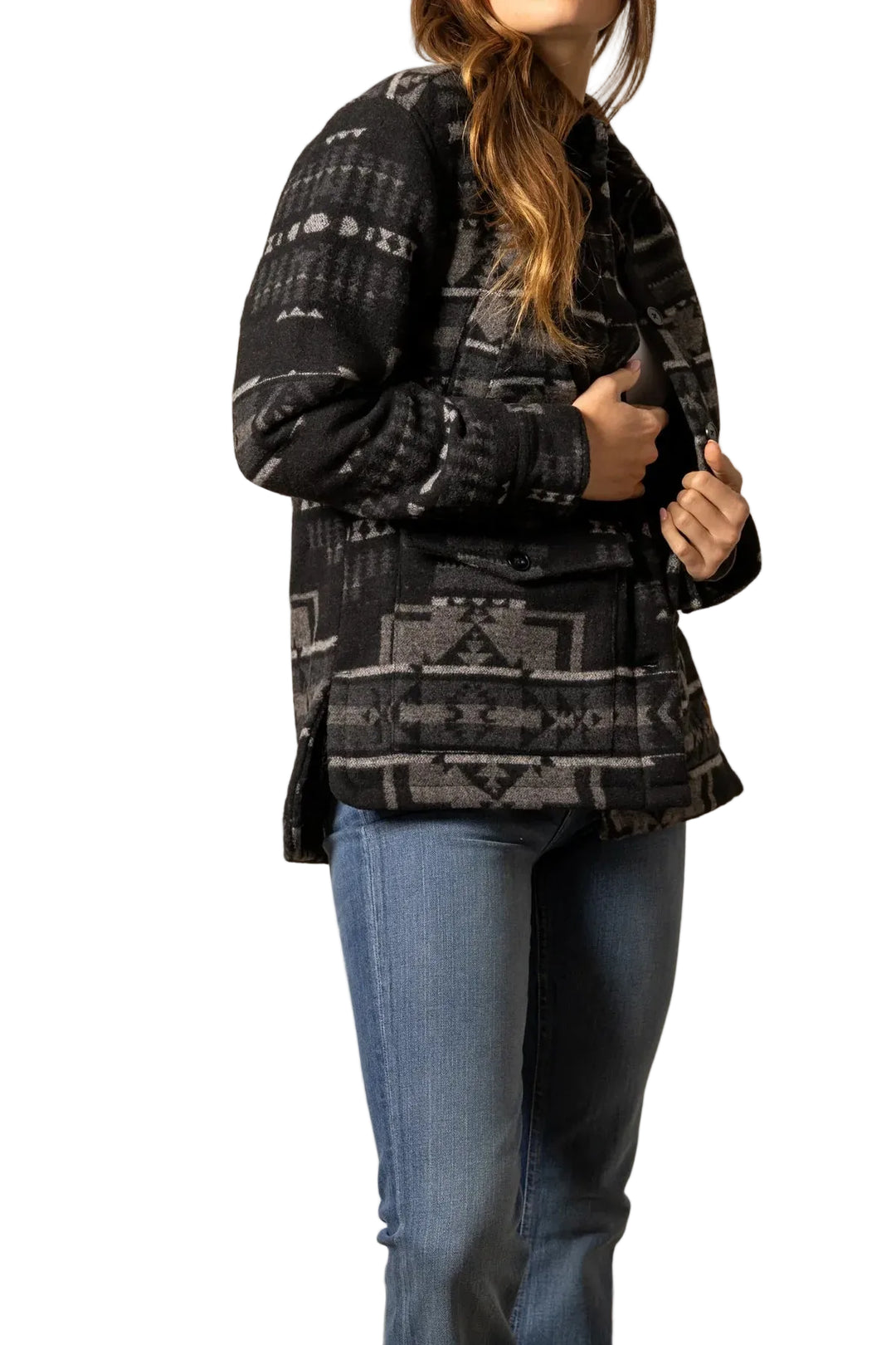 Kimes Ranch - Lauren Wool Jacket Black