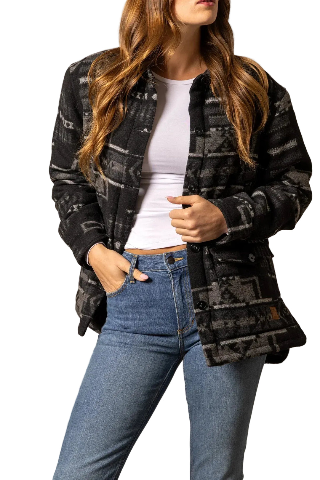 Kimes Ranch - Lauren Wool Jacket Black