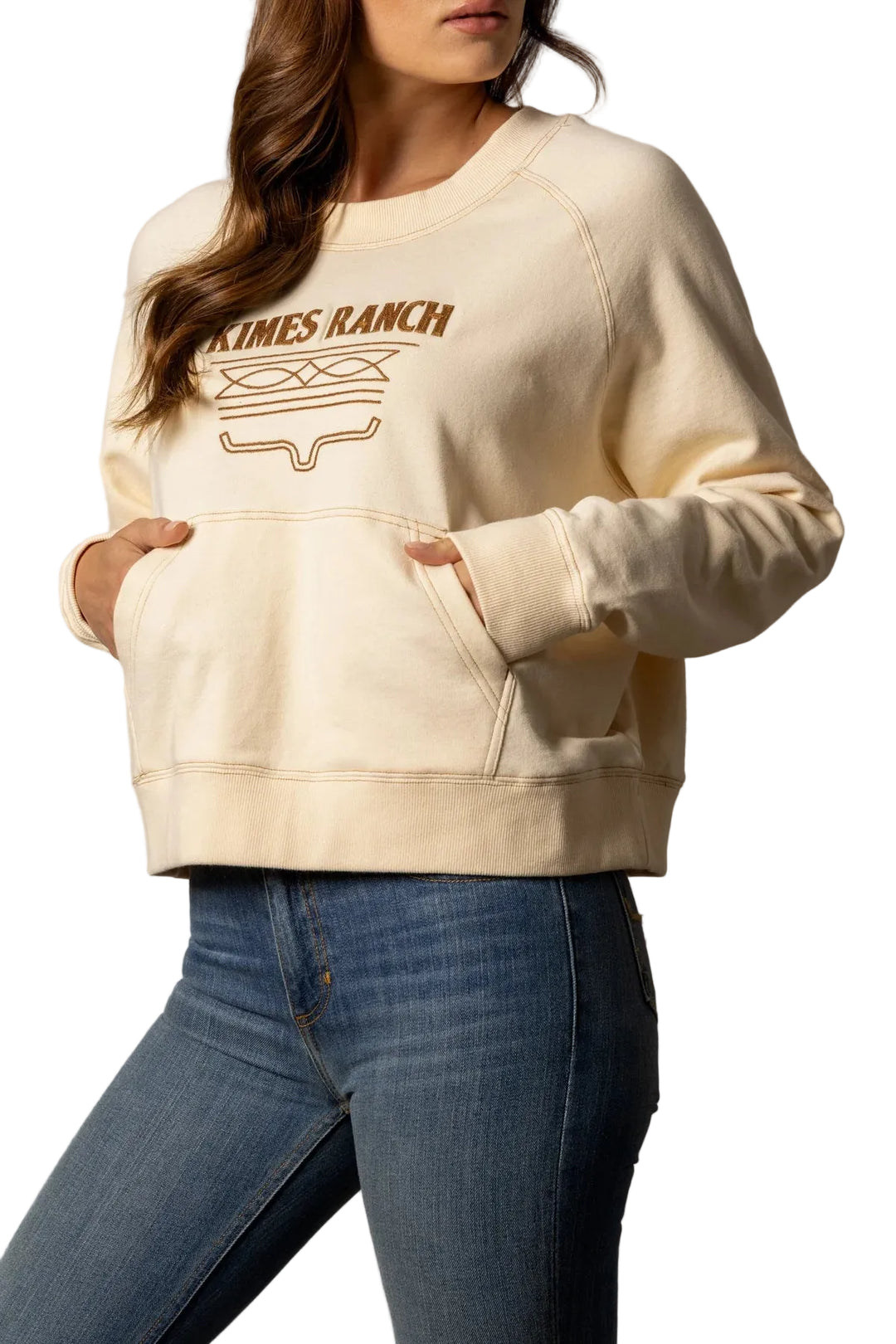 Kimes Ranch - Women's Lexie Cropped Pullover Butter