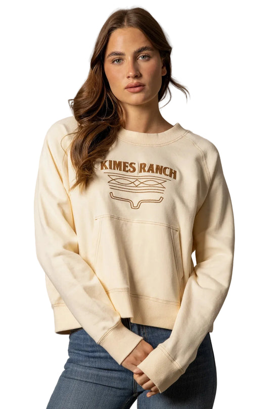 Kimes Ranch - Women's Lexie Cropped Pullover Butter