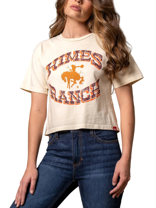 Kimes Ranch - Womens Lucky B Bucking Cropped Tee
