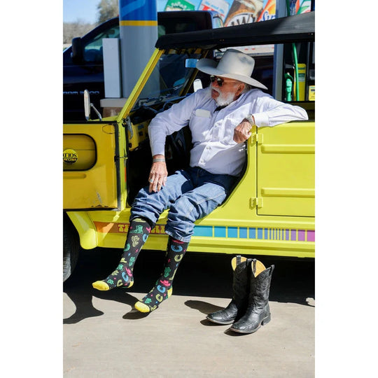Lucky Chuck - Neon Wrangler Performance Socks