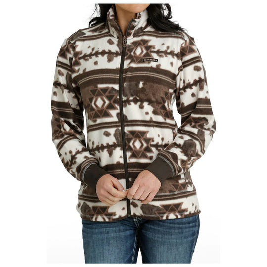 Cinch - Womens Full Zip Fleece Brown Jacket