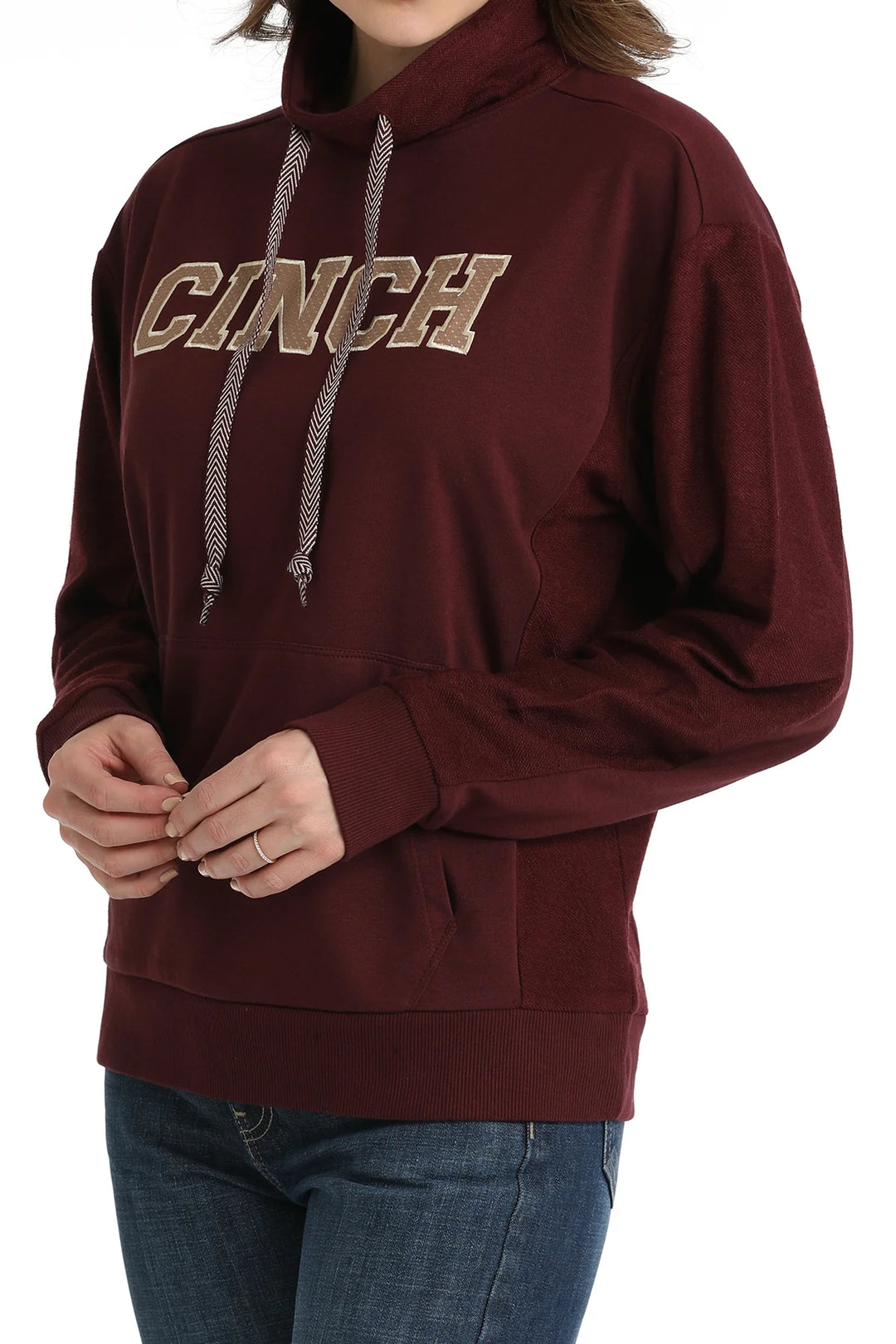 Cinch - Womens Mauve Logo Hoodie