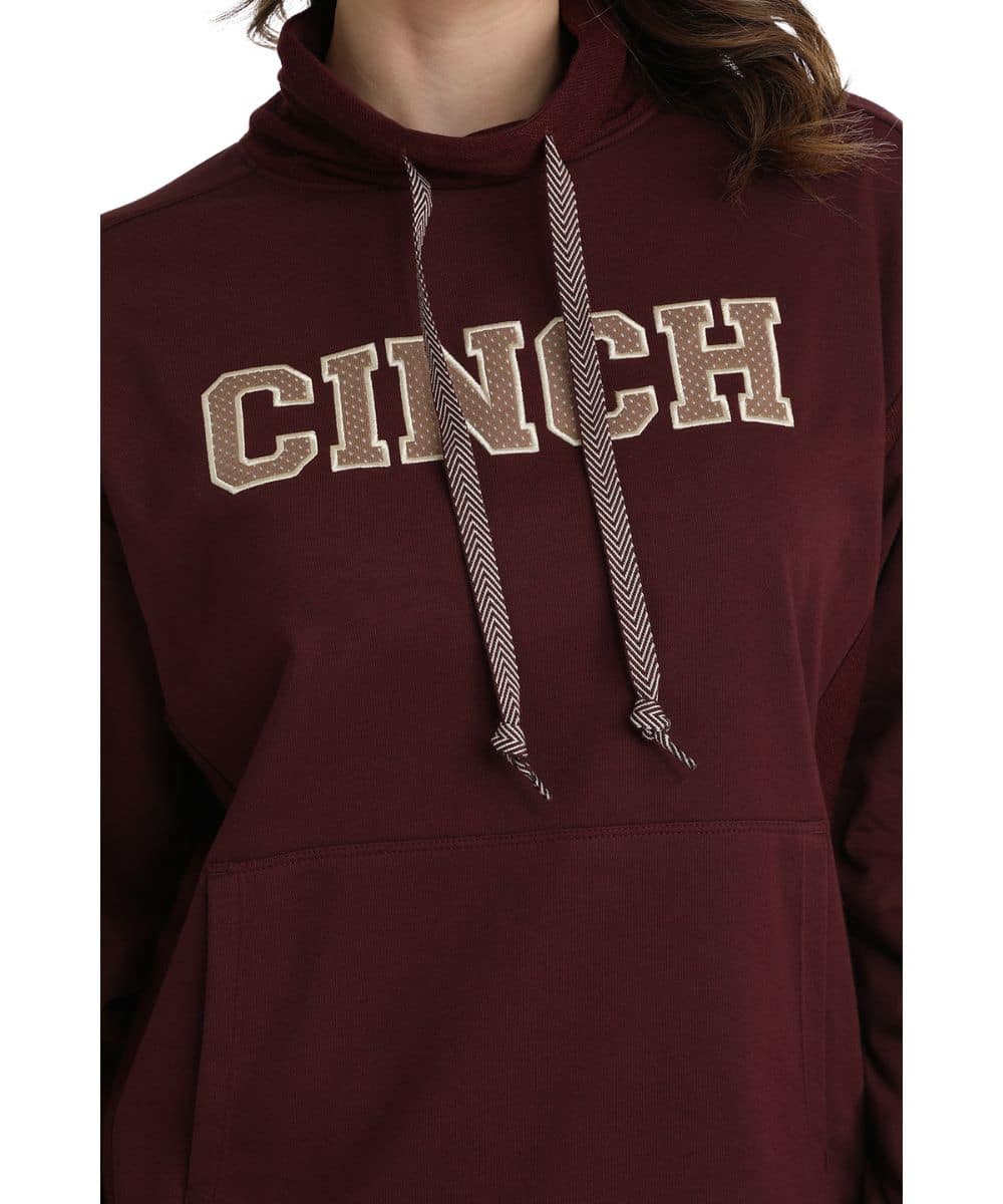 Cinch - Womens Mauve Logo Hoodie