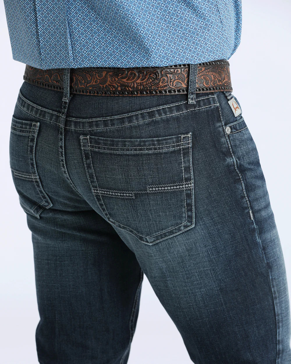 Cinch - Mens Ian Slim Dark Stone Wash