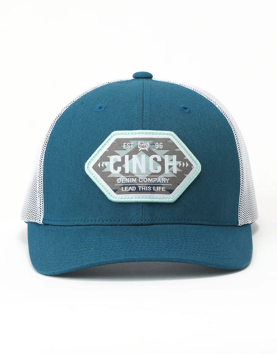 Cinch - Teal Blue Logo Cap