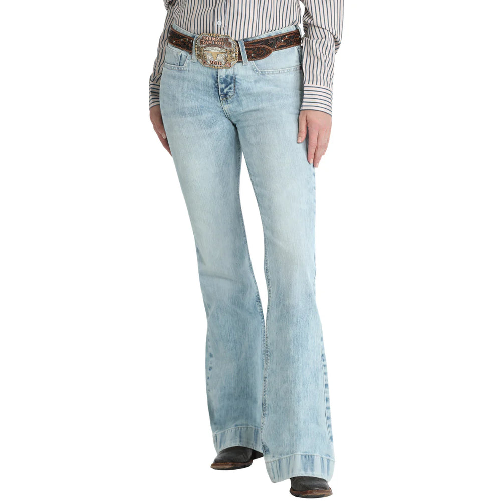 Cinch - Womens Lynden Light Stone Wash Denim Trouser Jeans