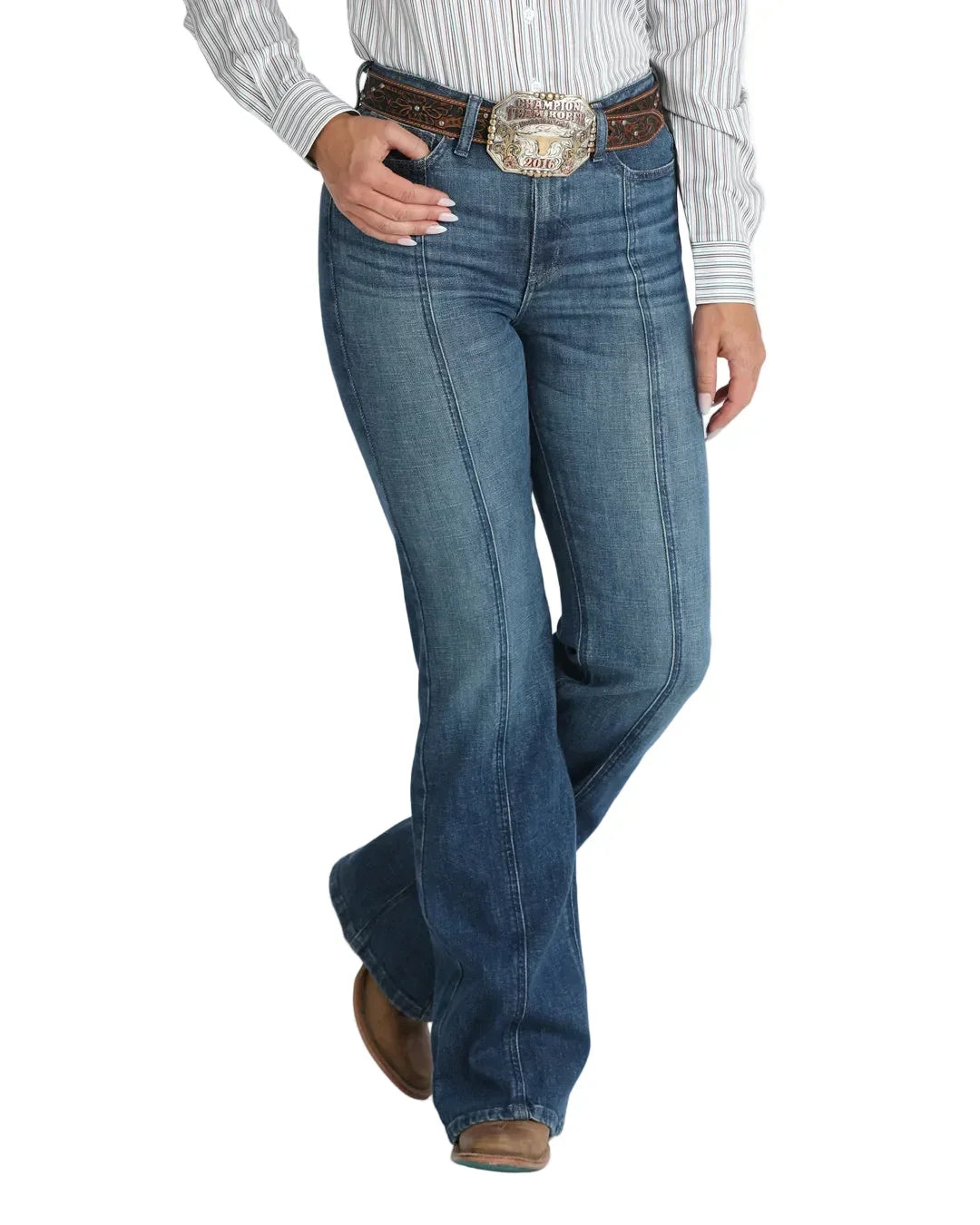 Cinch - Womens Tatum High Rise Front Seam Detail Jeans