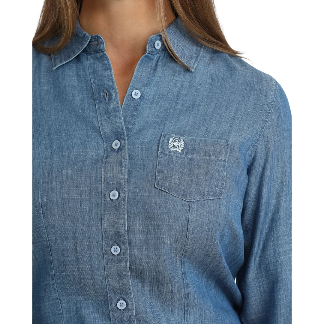 Cinch - Womens Chambray Indigo Arena Shirt