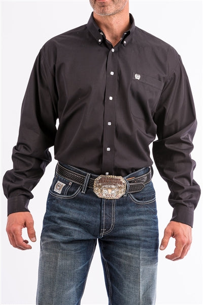 Cinch - Mens Solid Black Arena Shirt