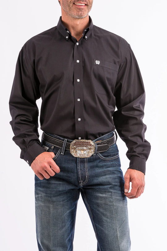 Cinch - Mens Solid Black Arena Shirt