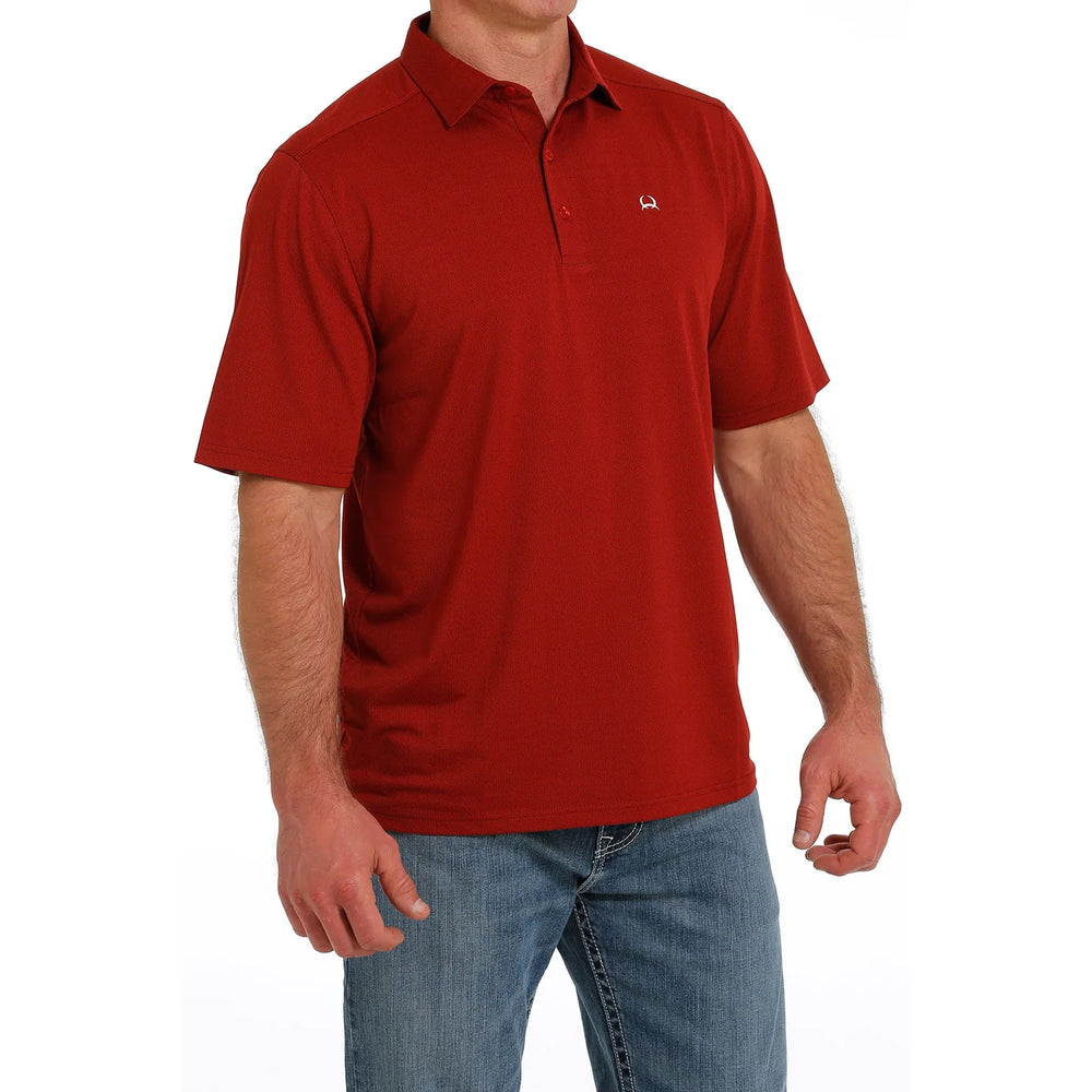 Cinch - Men's Areanflex Red Polo Shirt