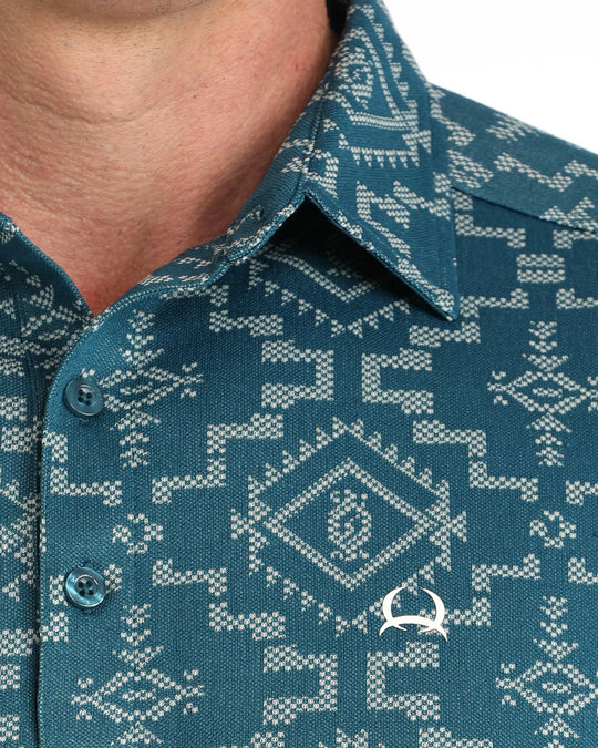 Cinch - Men's Arenaflex Aztec Polo