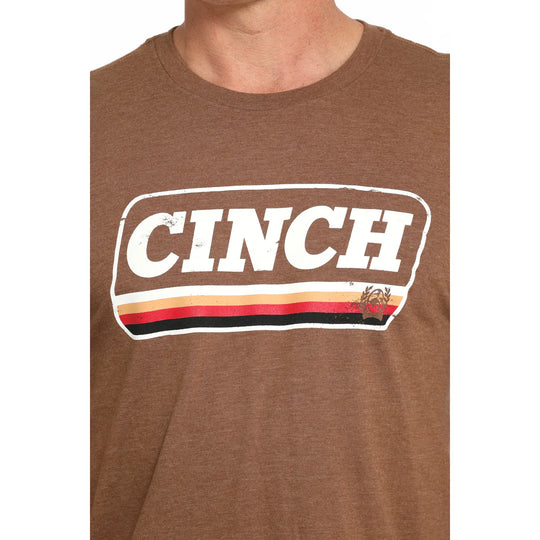 Cinch - Mens Rust Logo Tee