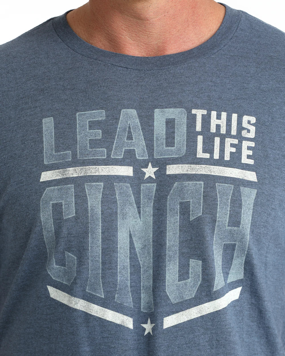Cinch - Mens Blue Lead This Life Tee