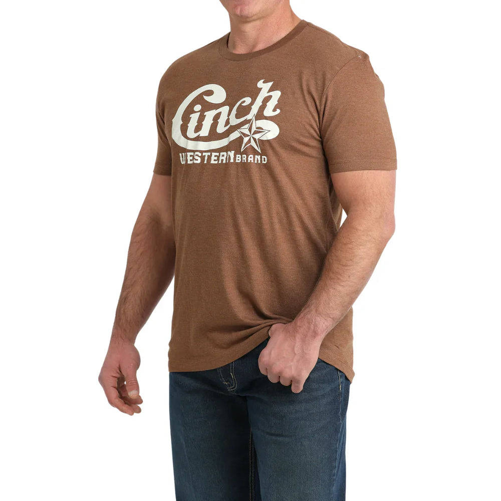 Cinch - Mens Brown Western Brand Tee