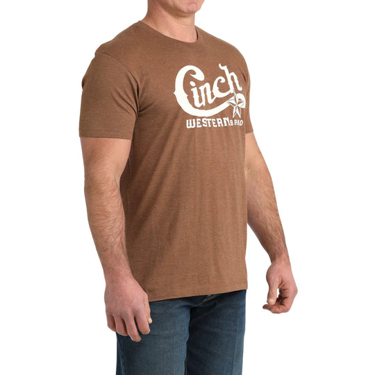 Cinch - Mens Brown Western Brand Tee