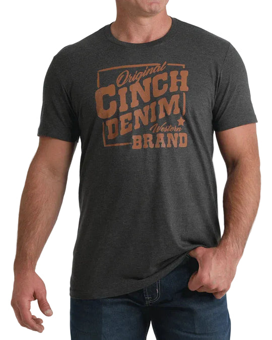 Cinch - Mens Charcoal Graphic Tee