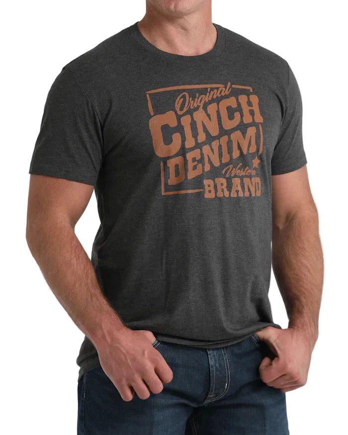 Cinch - Mens Charcoal Graphic Tee