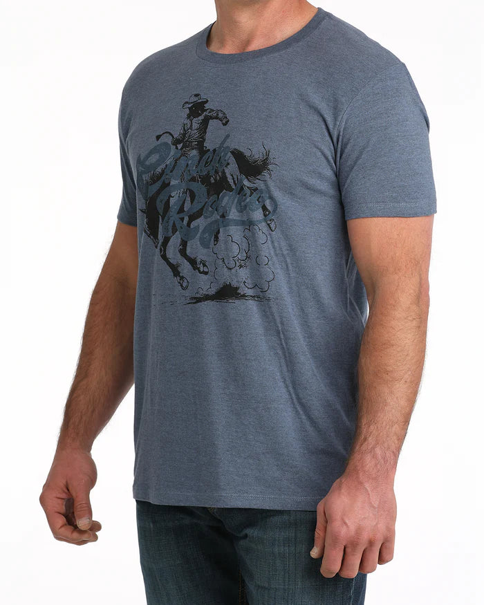 Cinch - Mens Blue Rodeo Front Tee