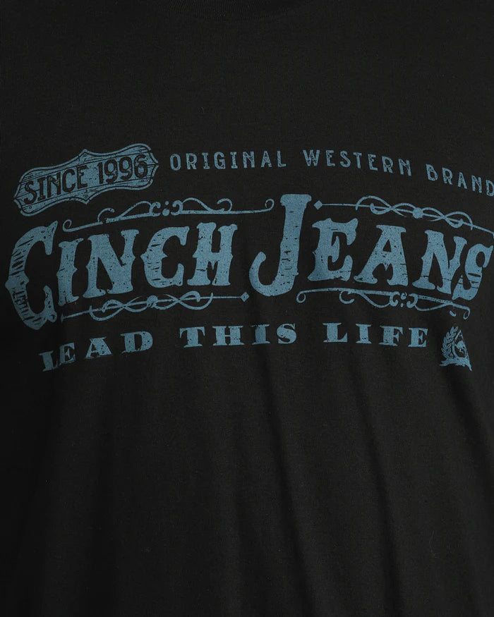 Cinch - Mens Black Crew Tee