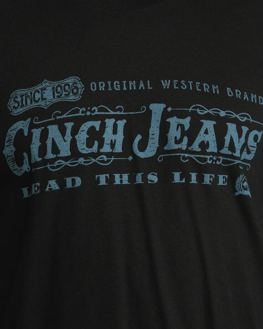 Cinch - Mens Black Crew Tee