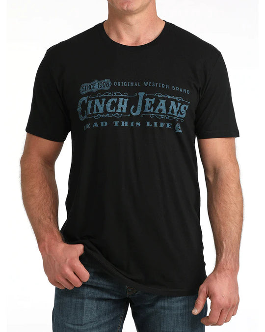 Cinch - Mens Black Crew Tee