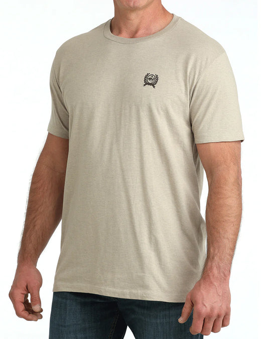 Cinch - Men's Khaki Authentic Western Tee