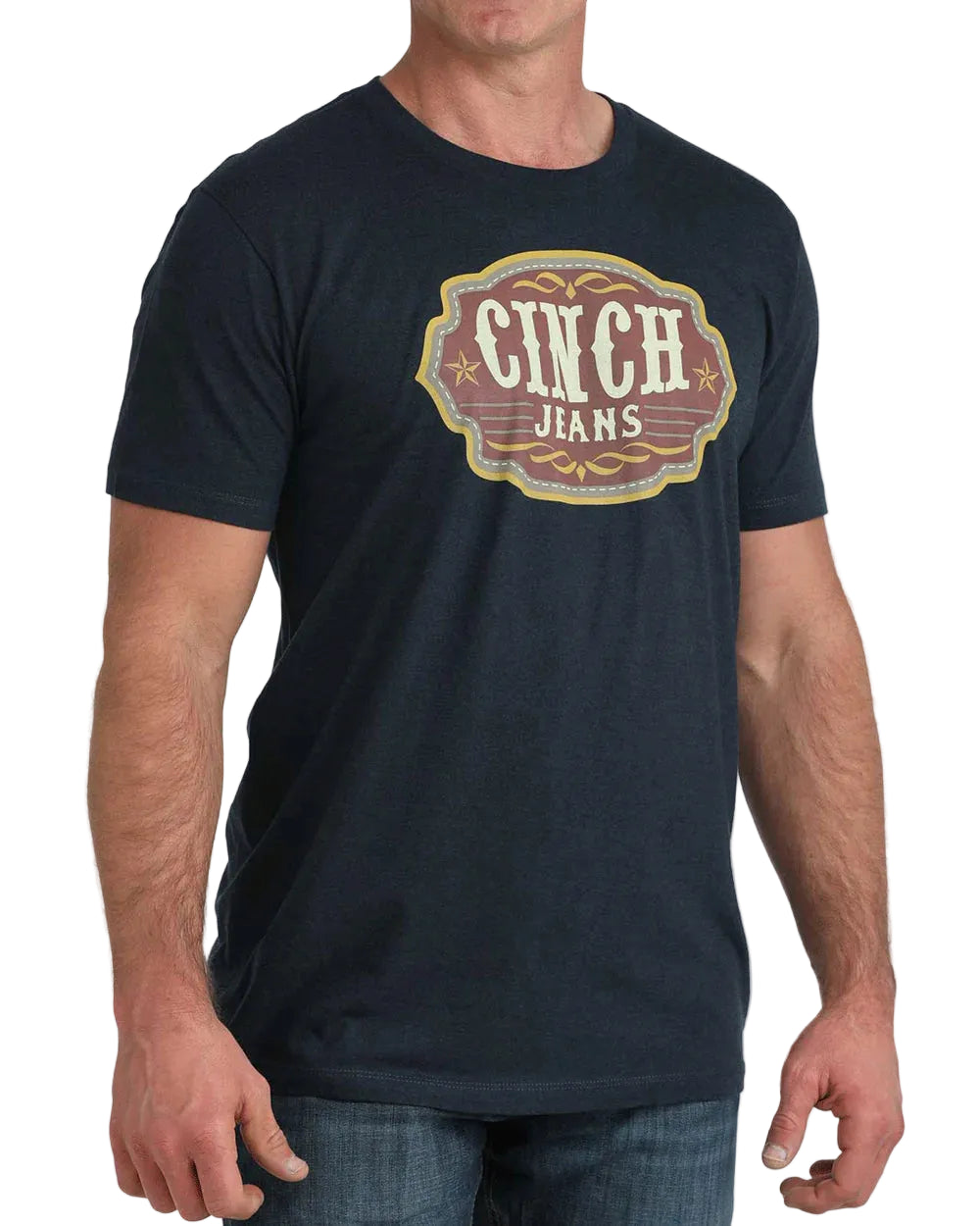 Cinch - Men's Navy Ned Logo Tee