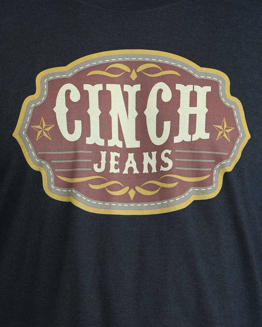 Cinch - Men's Navy Ned Logo Tee