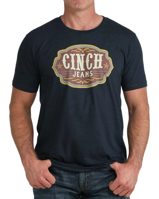 Cinch - Men's Navy Ned Logo Tee